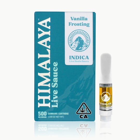 HIMALAYA - Vanilla Frosting (Live Sauce) Cartridge - 0.5G - 1