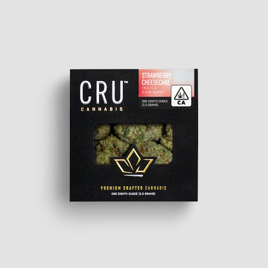 CRU Cannabis - Strawberry Cheesecake (3.5 Grams) - 1