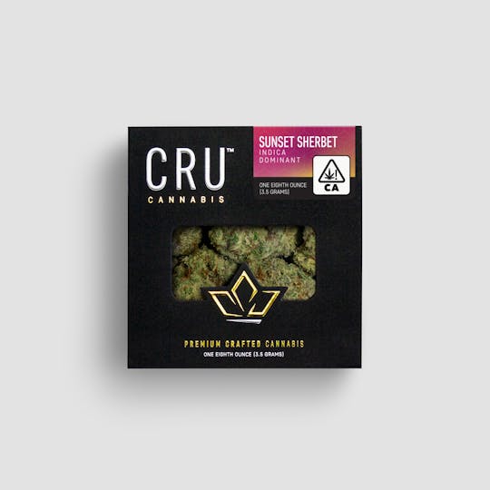 CRU Cannabis - Sunset Sherbet (3.5 Grams) - 1