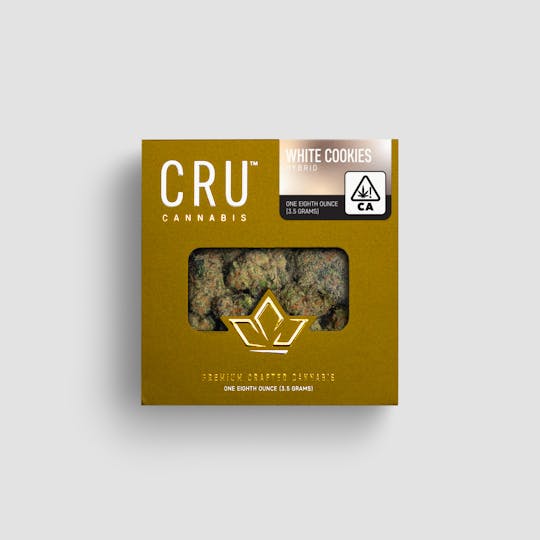 CRU Cannabis - White Cookies (3.5 Grams) - 1