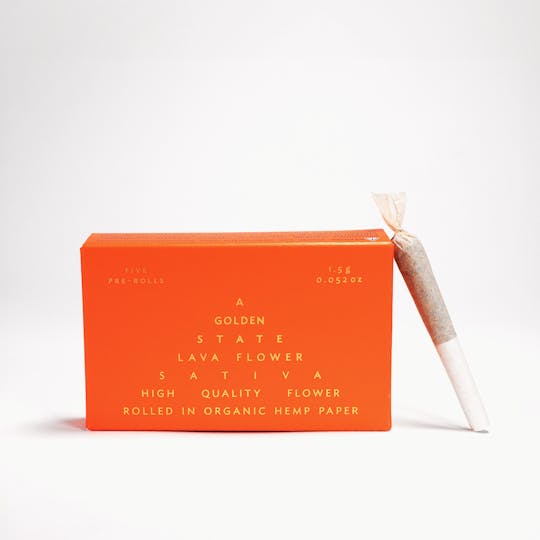 A Golden State - Lava Flower (Sativa) - 1.5g Pre-Rolls - 1
