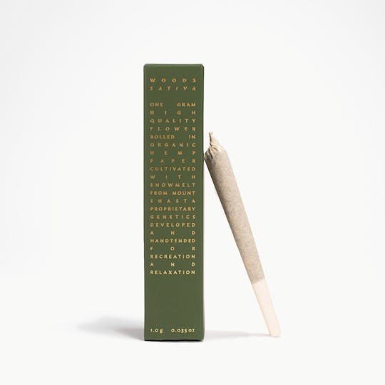 A Golden State - Woods (Sativa) - 1g Pre-Roll - 1
