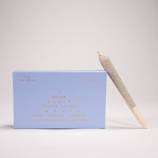 A Golden State - Silver Cloud (Indica) - 3.5g Pre-Roll Multi-Pack - 1