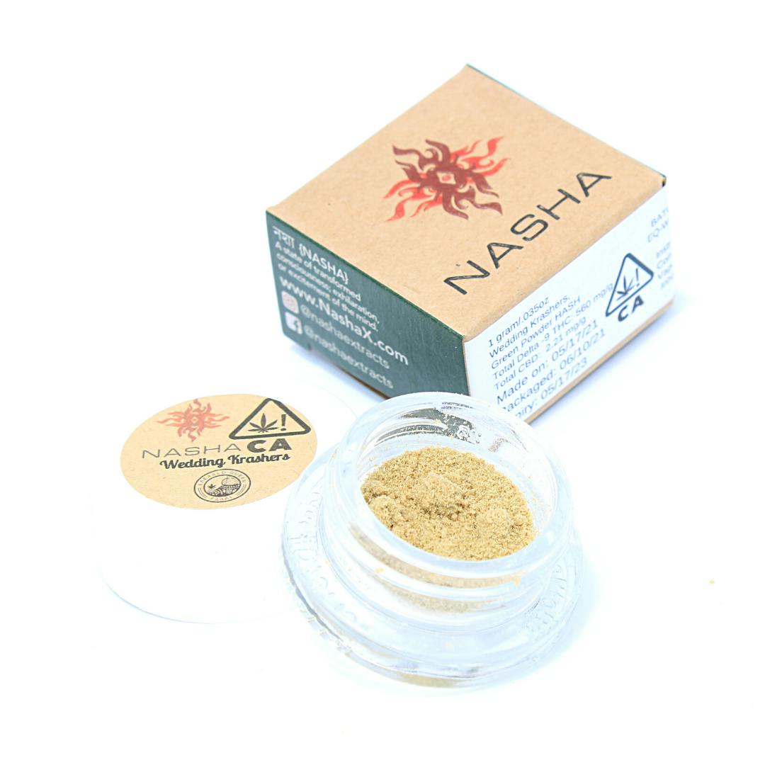 NASHA - Wedding Krashers Green Powder Hash - 1