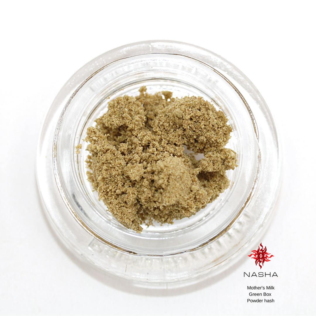 NASHA - Mother's Milk Green Powder Hash by Bandwagon Gardens - 1