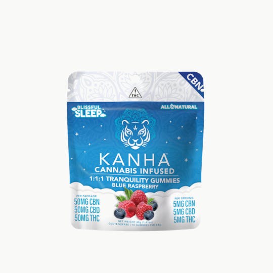 KANHA - KANHA | Tranquility SLEEP | 1:1:1 | 50mg CBN/50mg CBD/50mg THC - 1