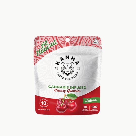 KANHA - KANHA | Cherry | Sativa | 100mg THC | 10-pack - 1