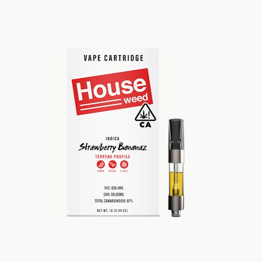 House Weed - House Weed | Strawberry Bananaz | Vape 1g - 1