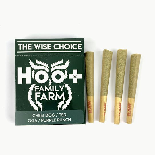 Indico - Hoot Family Farms .5g Pre-Roll Pack - Chemdawg - 1