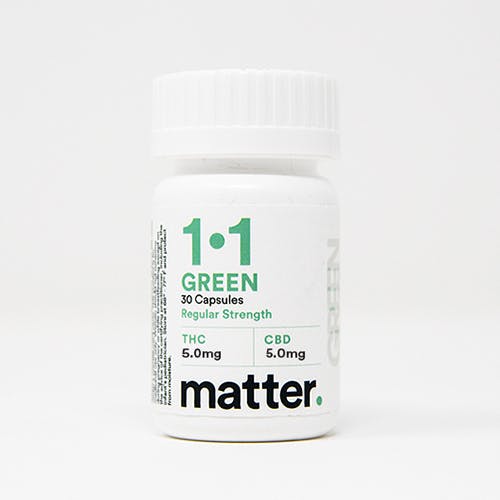 matter. - 1:1 Green Capsule [30ct] (300mg) - 1