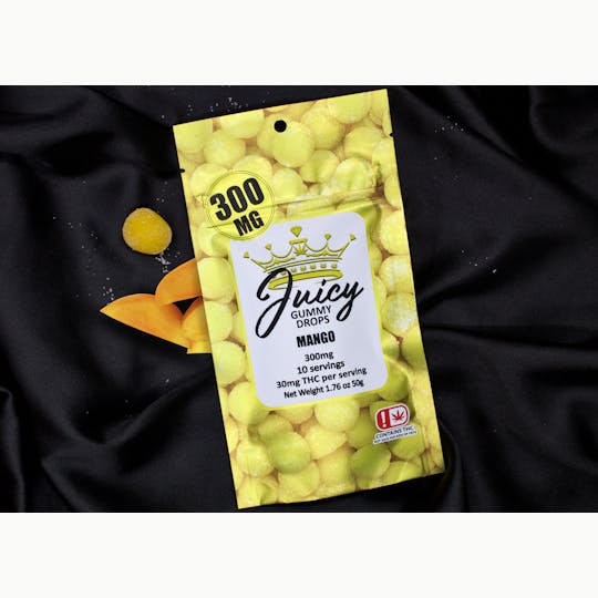 Juicy Gummy Drops - Mango - 300mg - 1