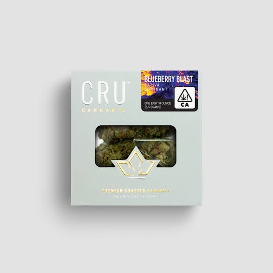 CRU Cannabis - Blueberry Blast (3.5 Grams) - 1