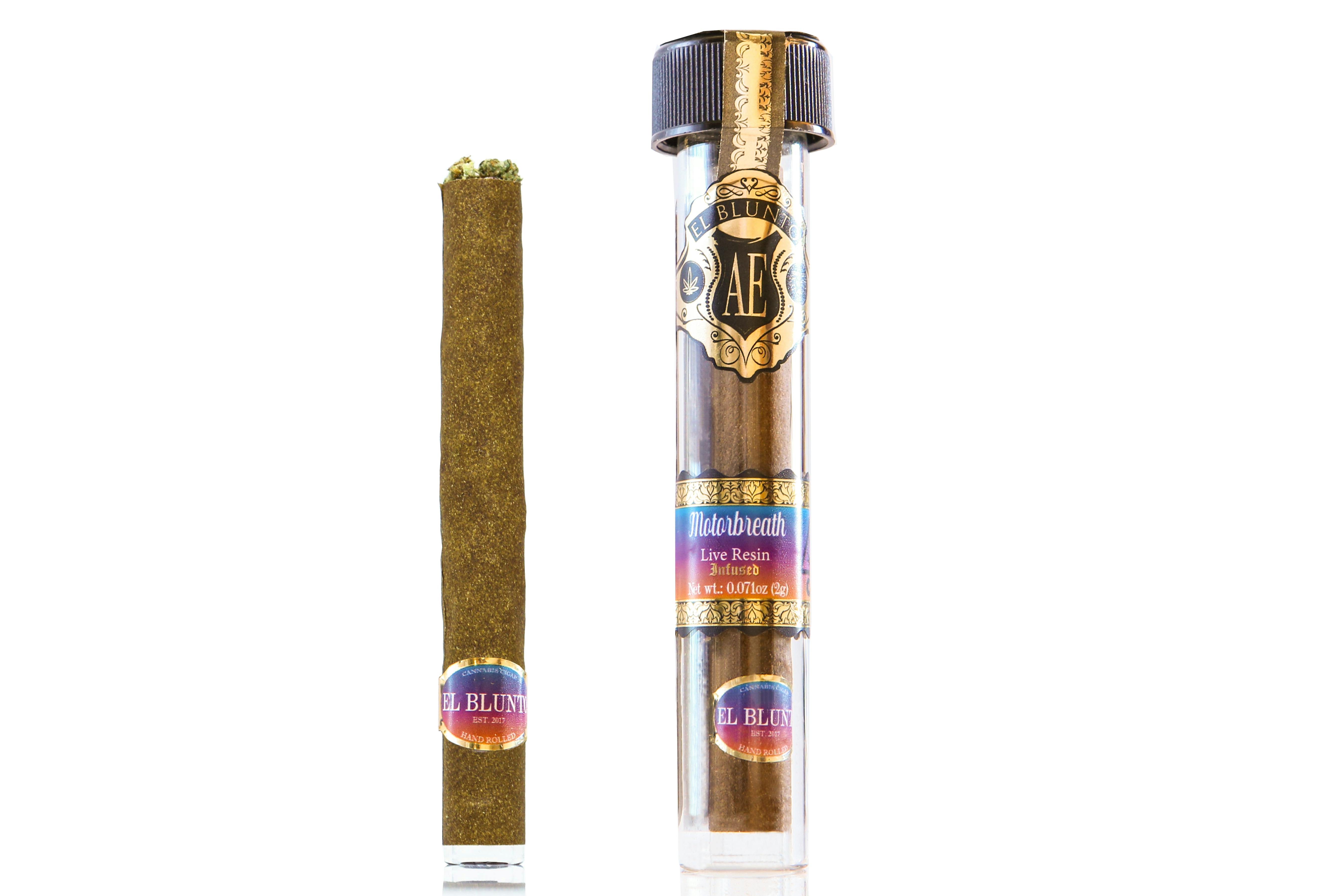 El Blunto by Albert Einstone's - El Blunto - Motorbreath - 2G Cannabis Cigar w/Resin [Blunt] - 1