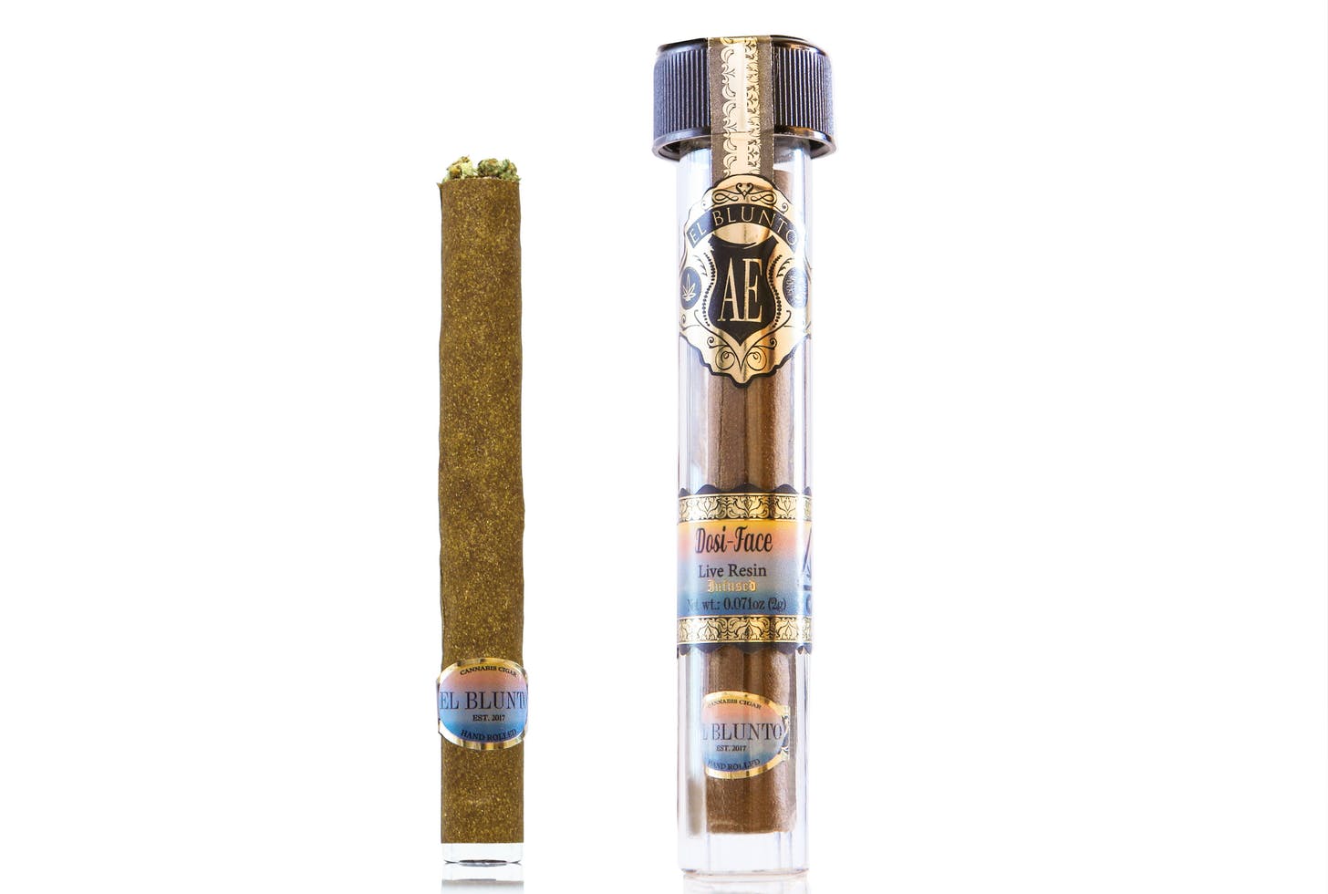El Blunto by Albert Einstone's - El Blunto - Dosi Face - 2G Cannabis Cigar w/Live Resin [Blunt] - 1