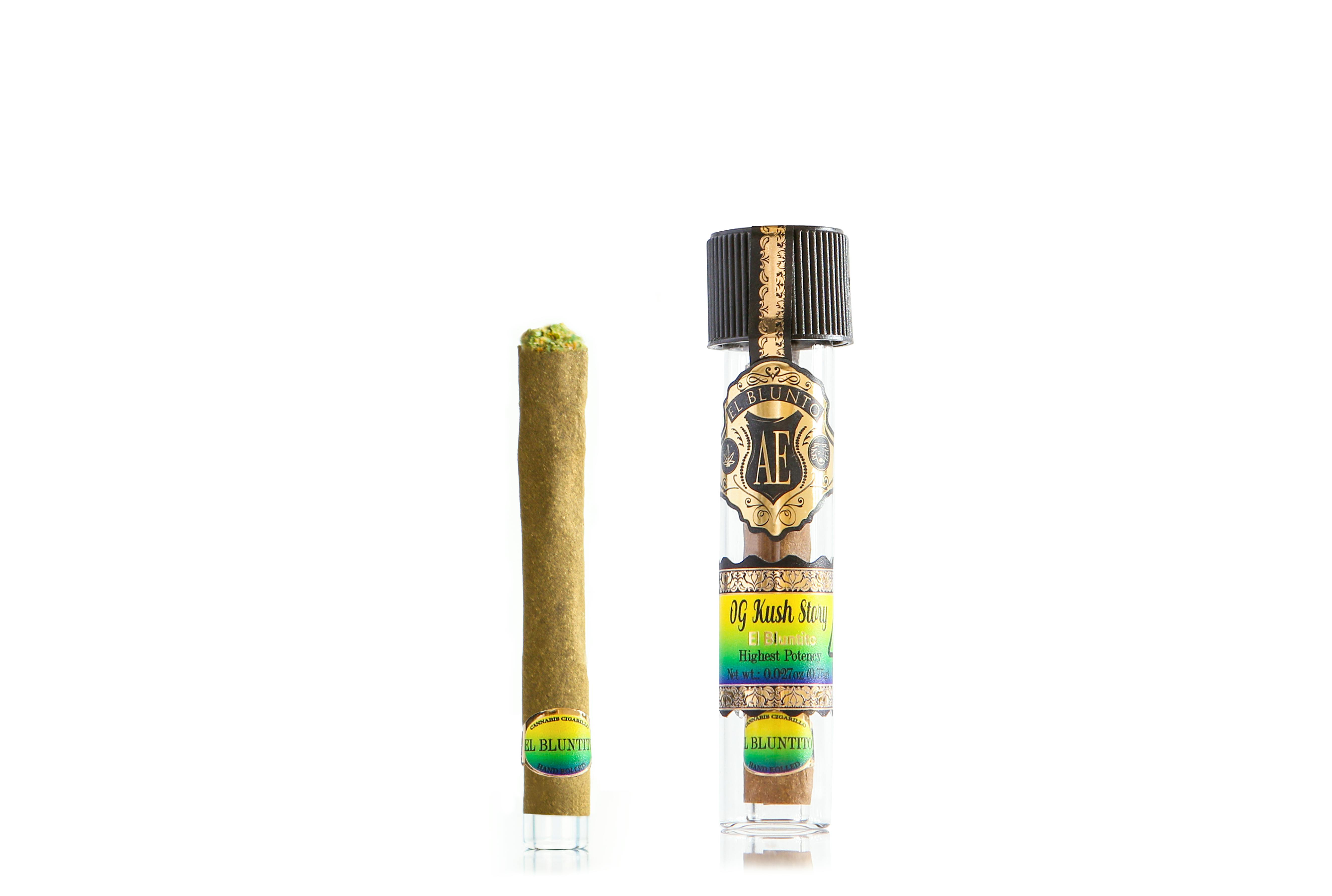 El Blunto by Albert Einstone's - El Bluntito - OG Kush Story - .75G Cigarillo [Mini Blunt] - 1