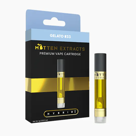 Mitten Extracts - Mitten Extracts | Gelato #33 | Cartridge | 1g - 1