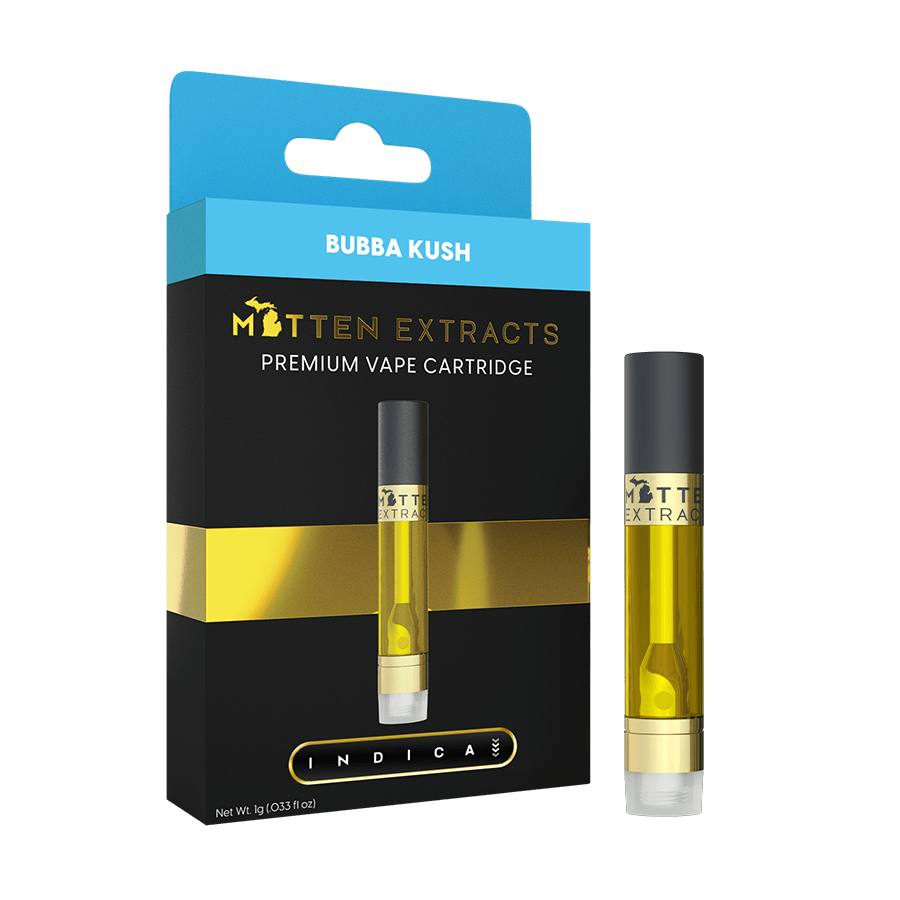 Mitten Extracts - Mitten Extracts | Bubba Kush | Cartridge | 1g - 1