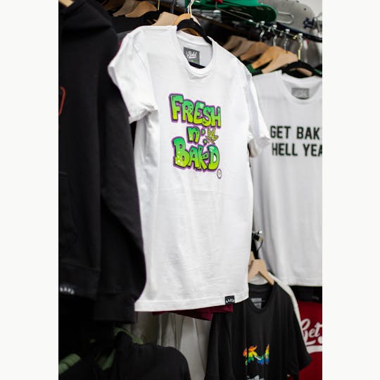 Bak'd - Fresh n Bak'd T-Shirt -White - 1