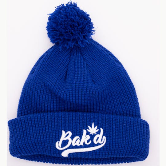 Bak'd - Bak'd Pom Beanie (Blue/White) - 1