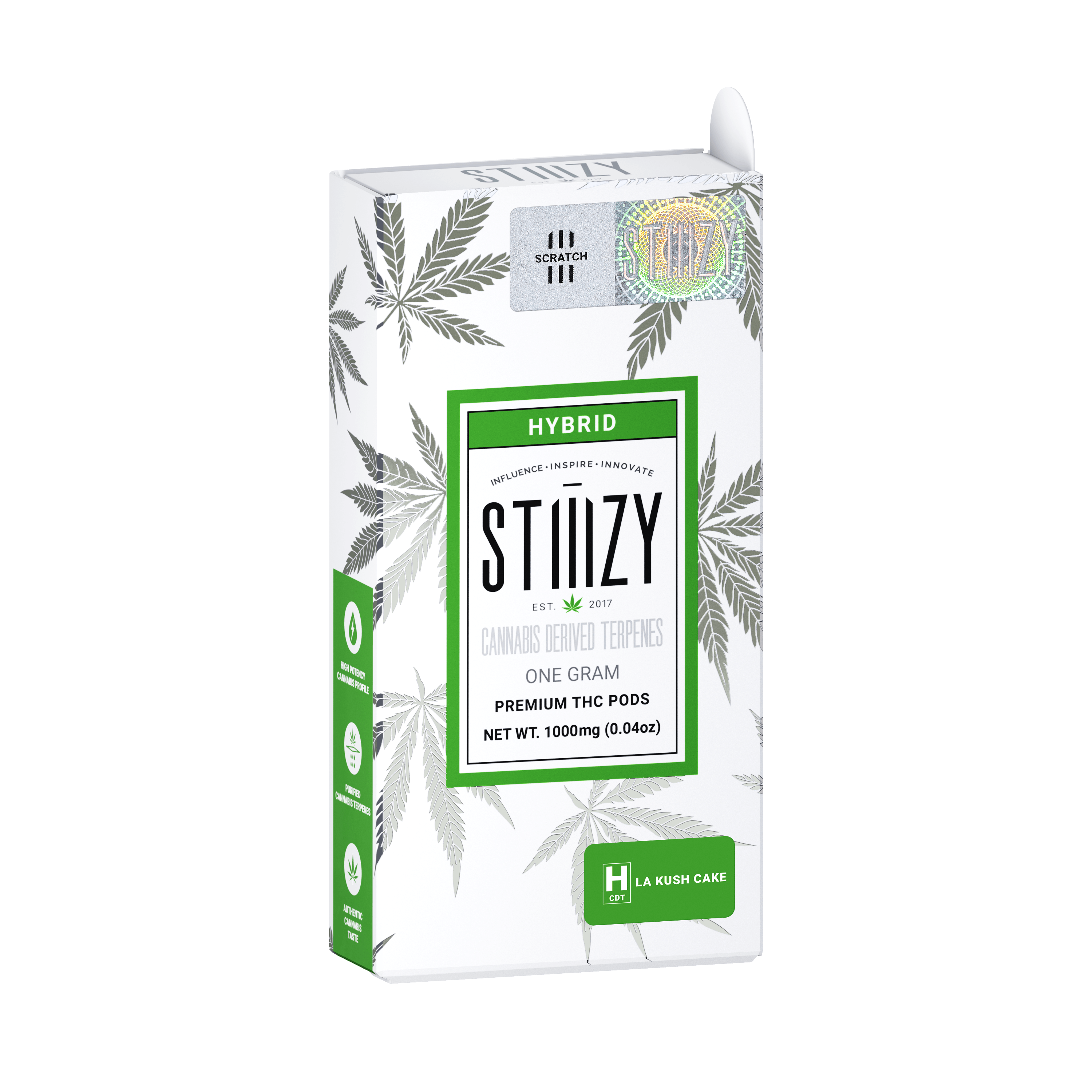 STIIIZY - Vape Cartridge - LA KUSH CAKE 1G CDT Pod - STIIIZY - 1
