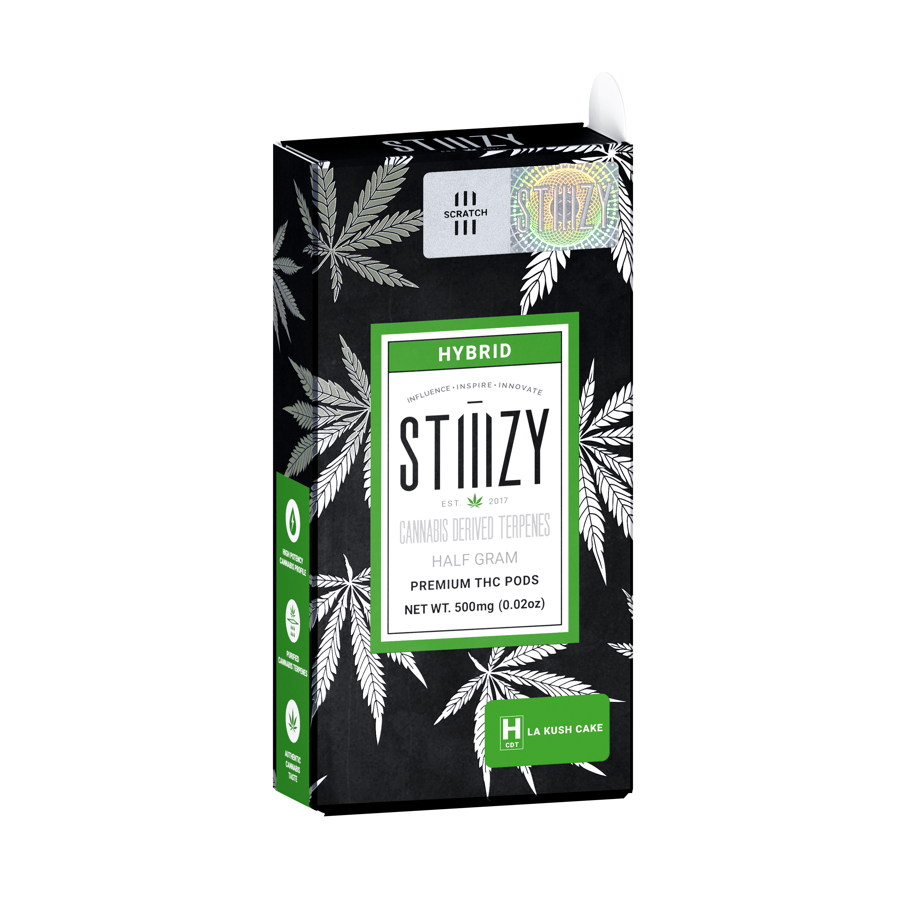 STIIIZY - Vape Cartridge - LA KUSH CAKE .5G CDT Pod - STIIIZY - 1