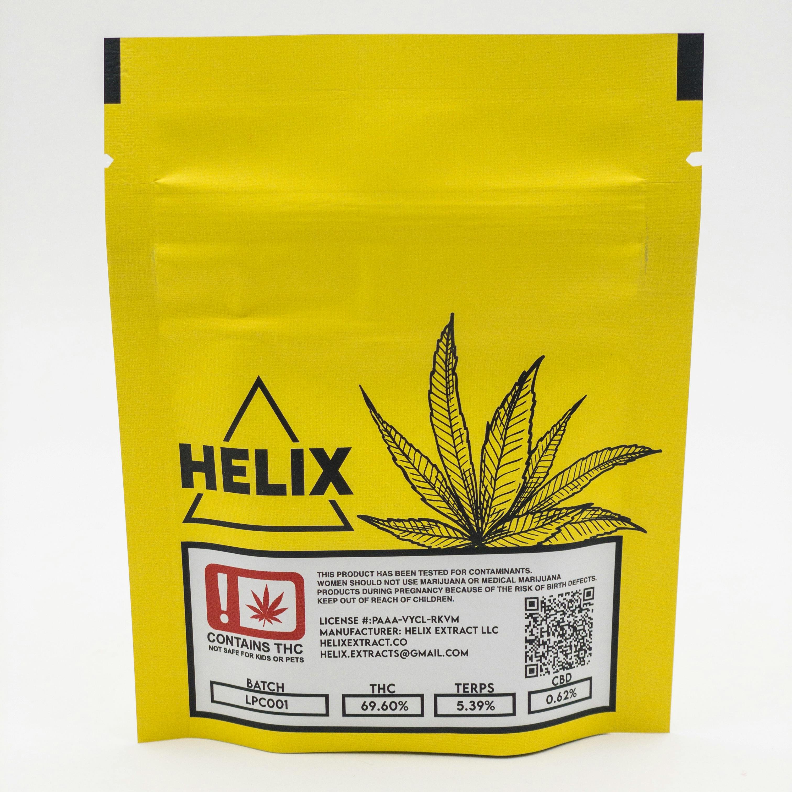 Helix Extract - Lemon Pound Cake - 1g Vape Cartridge - 1