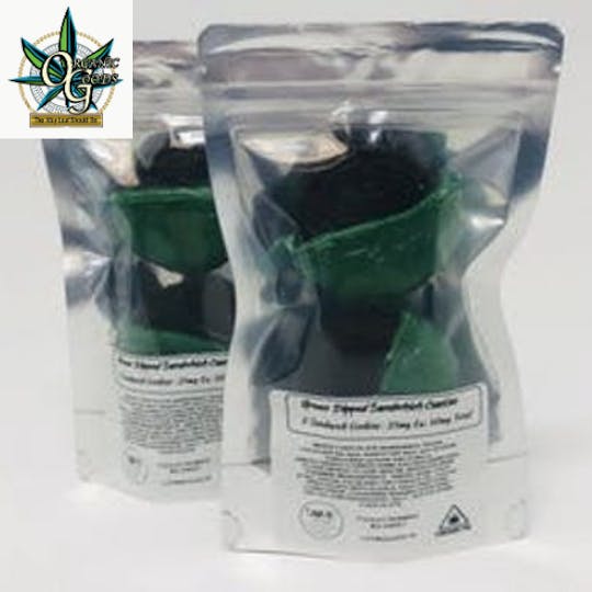 Organic Goods - 50mg Green Dipped Sandwich Cookies - 1