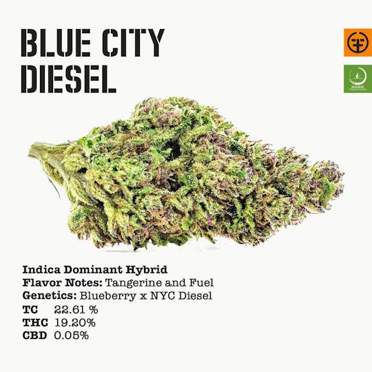 Farmer and the Felon - Blue City Diesel - Eighths (3.5g) - 1