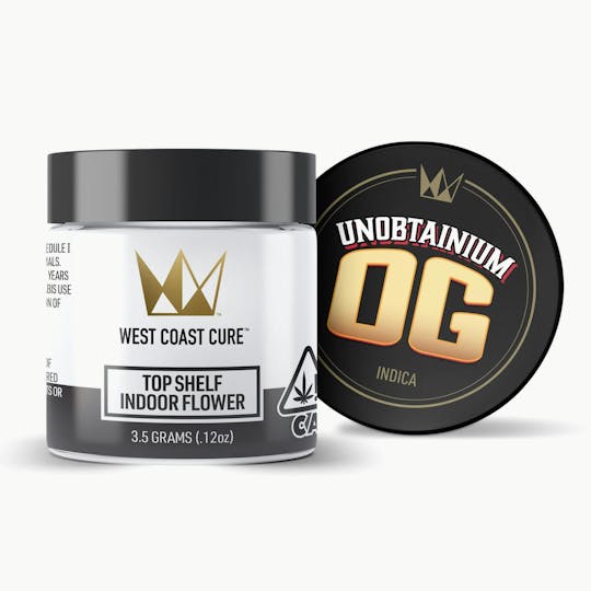 West Coast Cure - Unobtainium OG - 3.5G Top Shelf Indoor Flower - 1