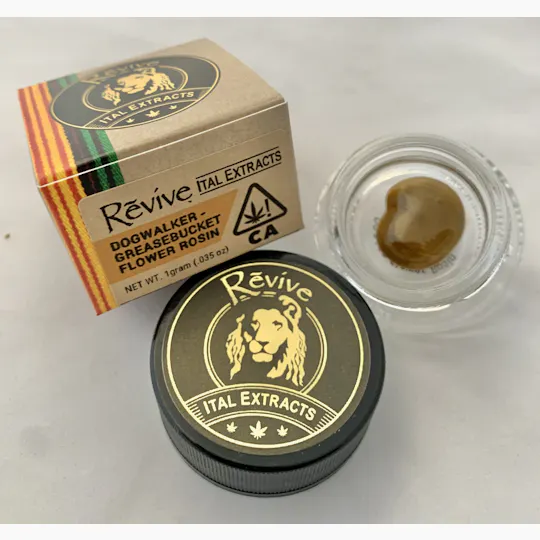 Revive Pure Life - Dogwalker OG / Greasebucket Flower Rosin - 1