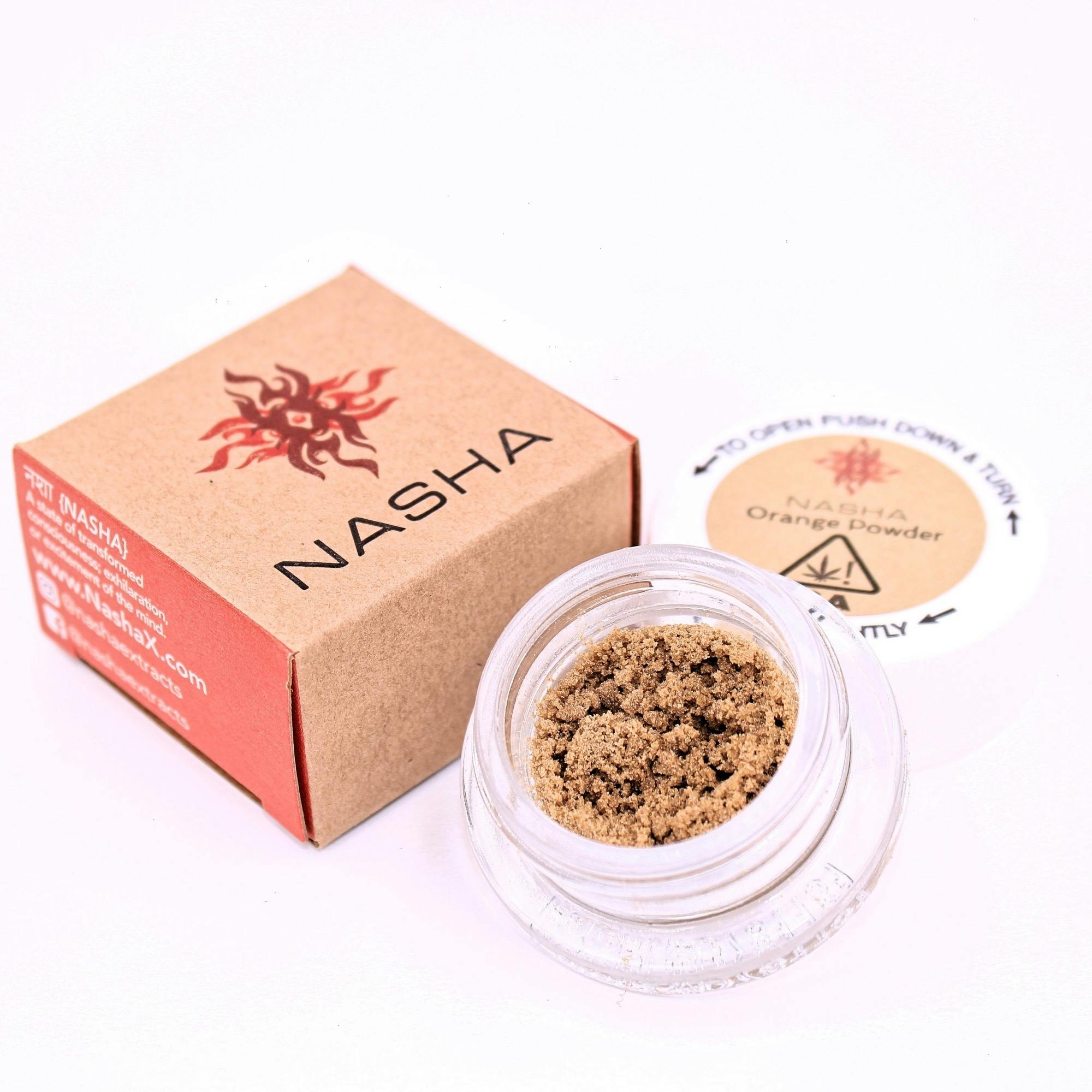 NASHA - Papaya Punch Orange Powder Hash - 1