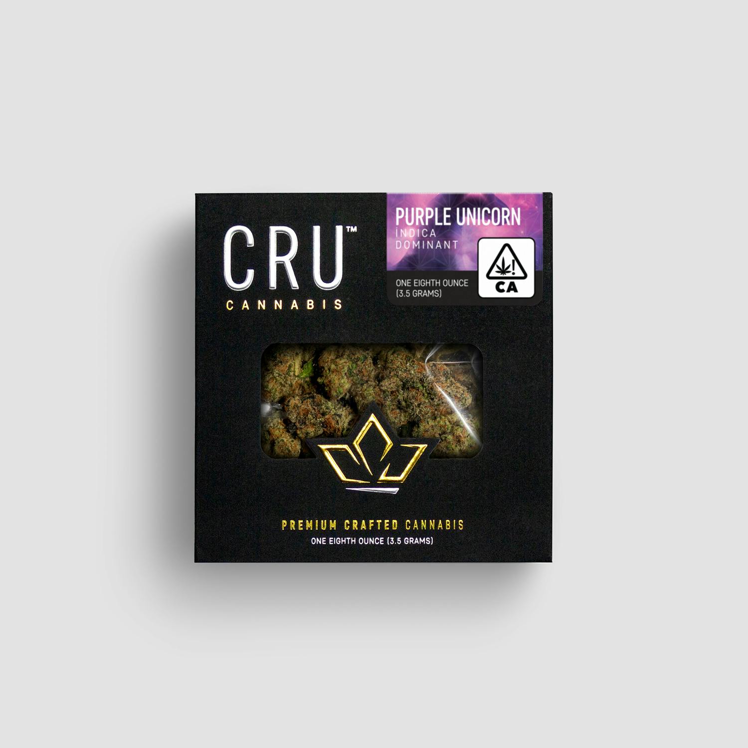 CRU Cannabis - Purple Unicorn (3.5 Grams) - 1