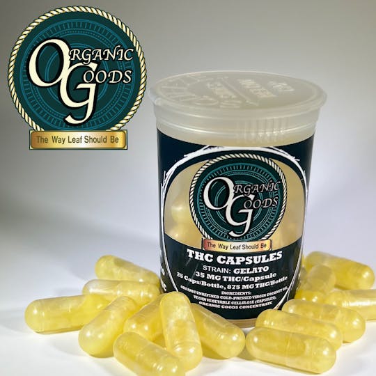 Organic Goods - Organic Goods THC Capsules Gelato 875 MG - 1
