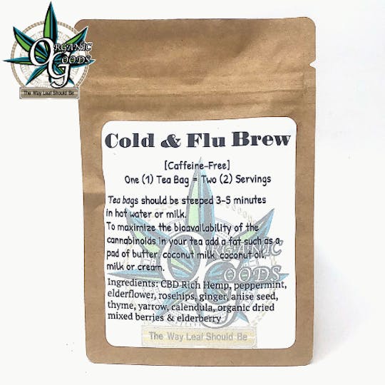 Organic Goods - Cold And Flu Brew CBD Tea - 1
