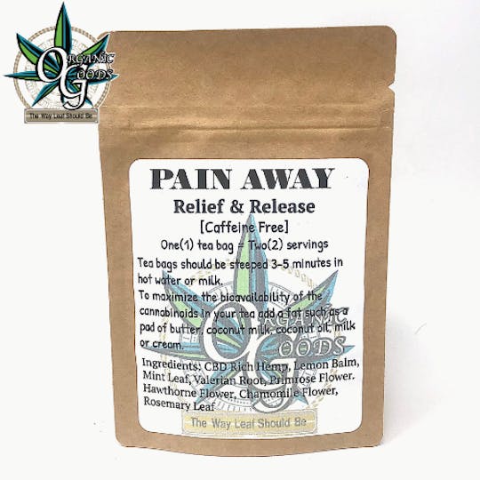 Organic Goods - Pain Away CBD & CBG Tea - 1