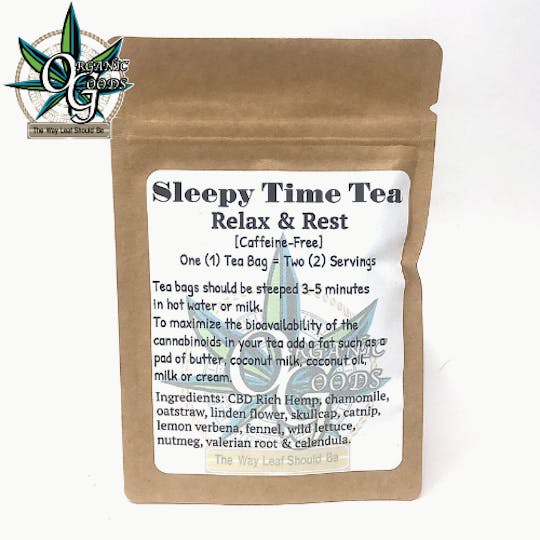 Organic Goods - Sleepy Time CBD Tea - 1