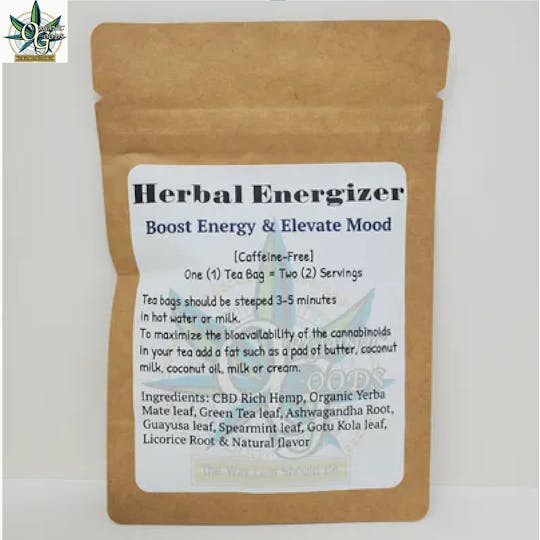 Organic Goods - Herbal Energizer CBD Tea - 1
