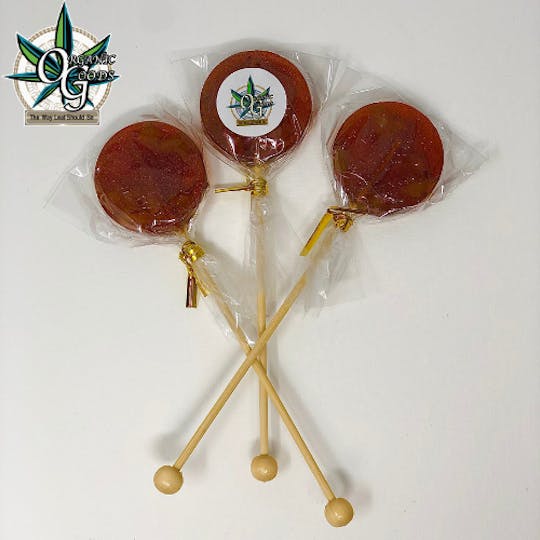 Organic Goods - CBD Raw Honey Pops (Lemon Ginger) - 1