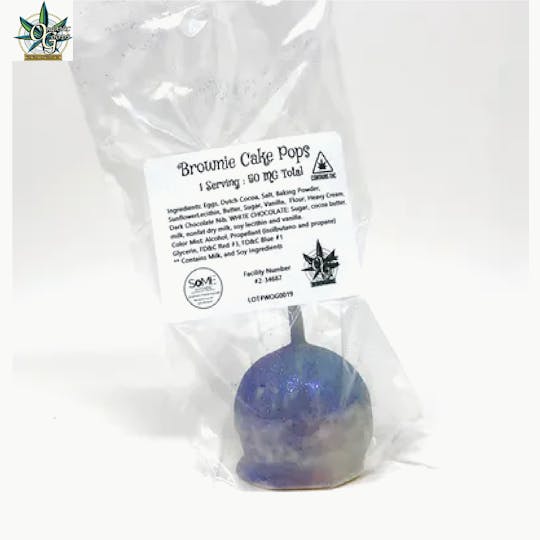 Organic Goods - 50 MG Cosmic Brownie Cake Pop - 1