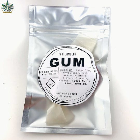 Organic Goods - 200mg Watermelon Gum - 1