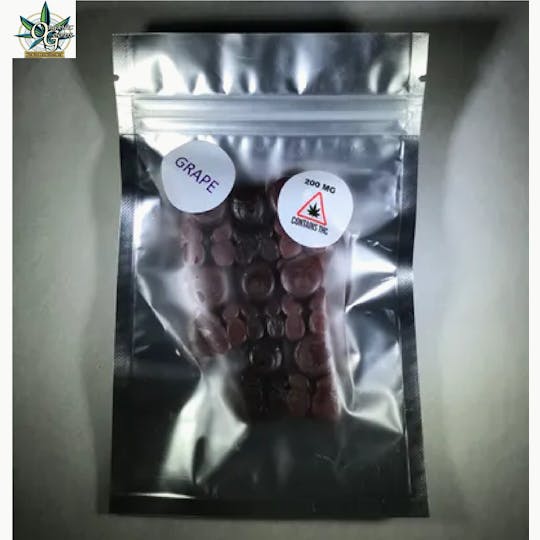 Organic Goods - 200mg Hybrid Grape Gummies - 1