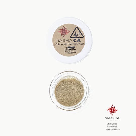 NASHA - Chile Verde Green Powder Hash (Sabertooth) - 1
