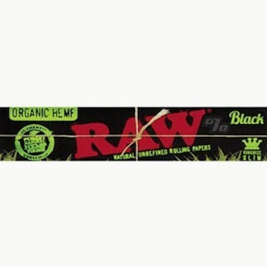 Indico - Raw Black Organic Hemp King Size Papers - 1