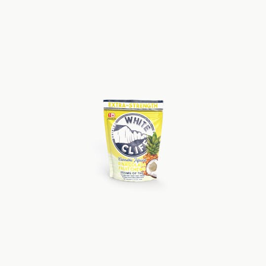 White Cliff - White Cliff Pina Colada Sweet THC Fruit Chews 250mg, 10, 25mg Pieces - 1