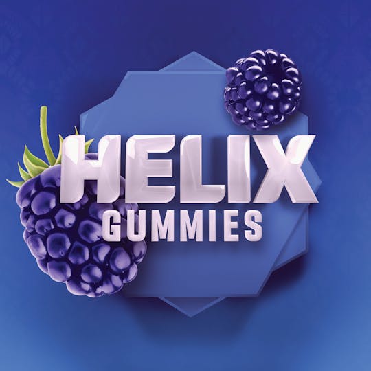 Helix Twist - Sour Blue Raspberry Indica Helix Gummies - 1