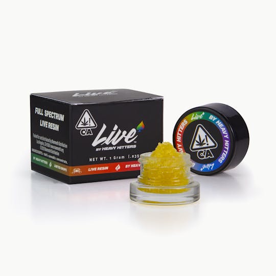 Heavy Hitters - LIVE Ice Cream Cake Full Spectrum 100% Live Resin 1G - 1
