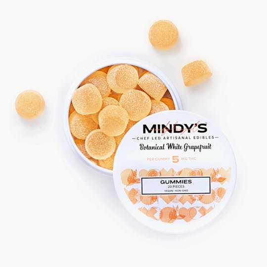 Mindy’s Edibles - Botanical White Grapefruit Gummies 100mg 20-pack - 1