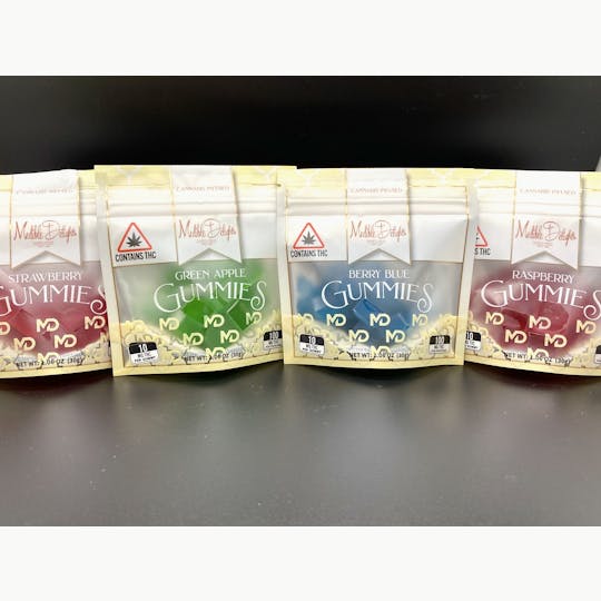 Medible Delights - Green Apple Gummies 100mg THC (10mg THC serving) - 1