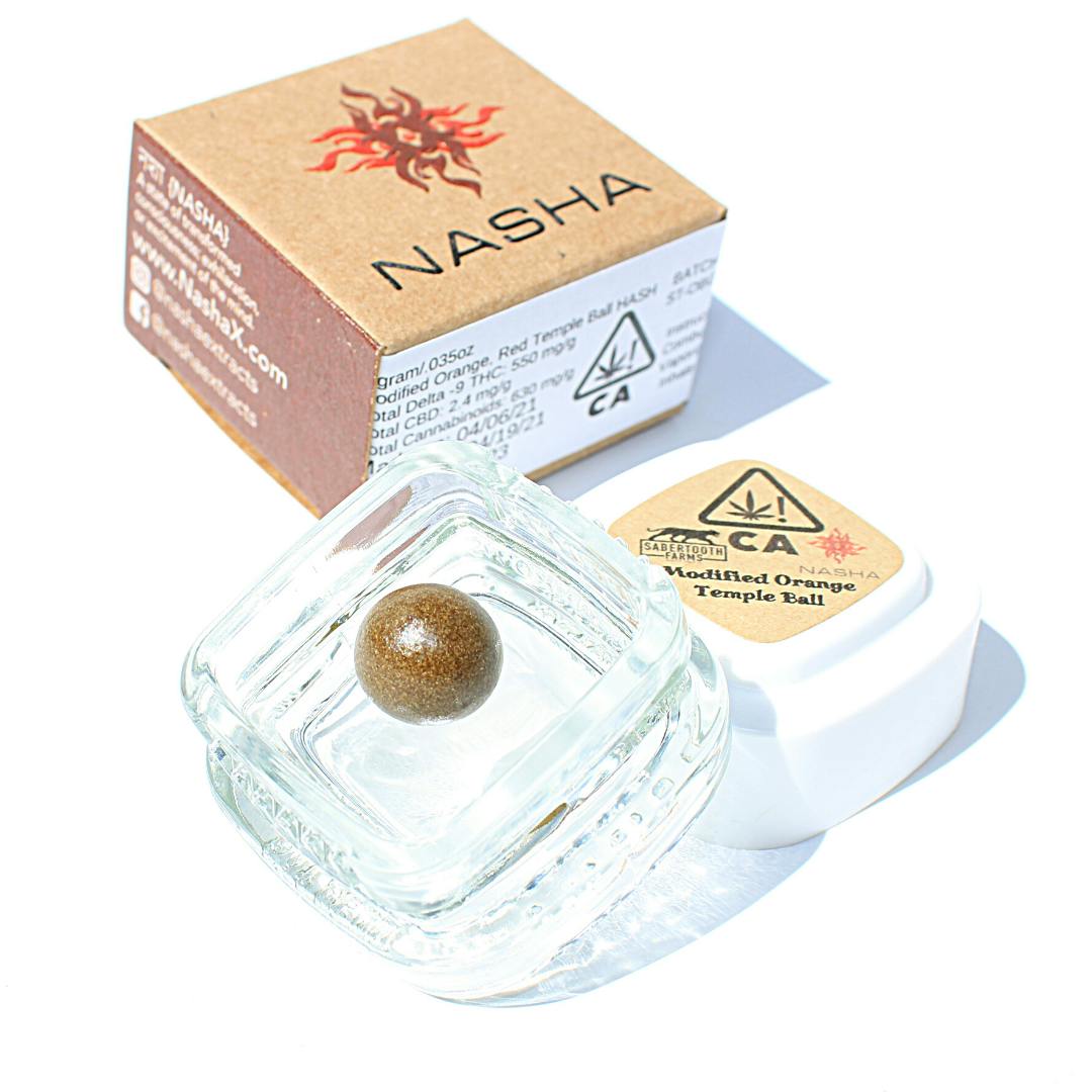 NASHA - Modified Orange Red Temple Ball Hash - 1