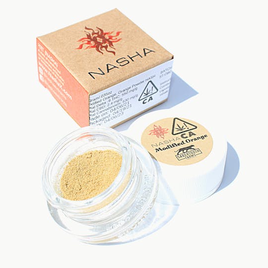 NASHA - Modified Orange Orange Powder Hash - 1